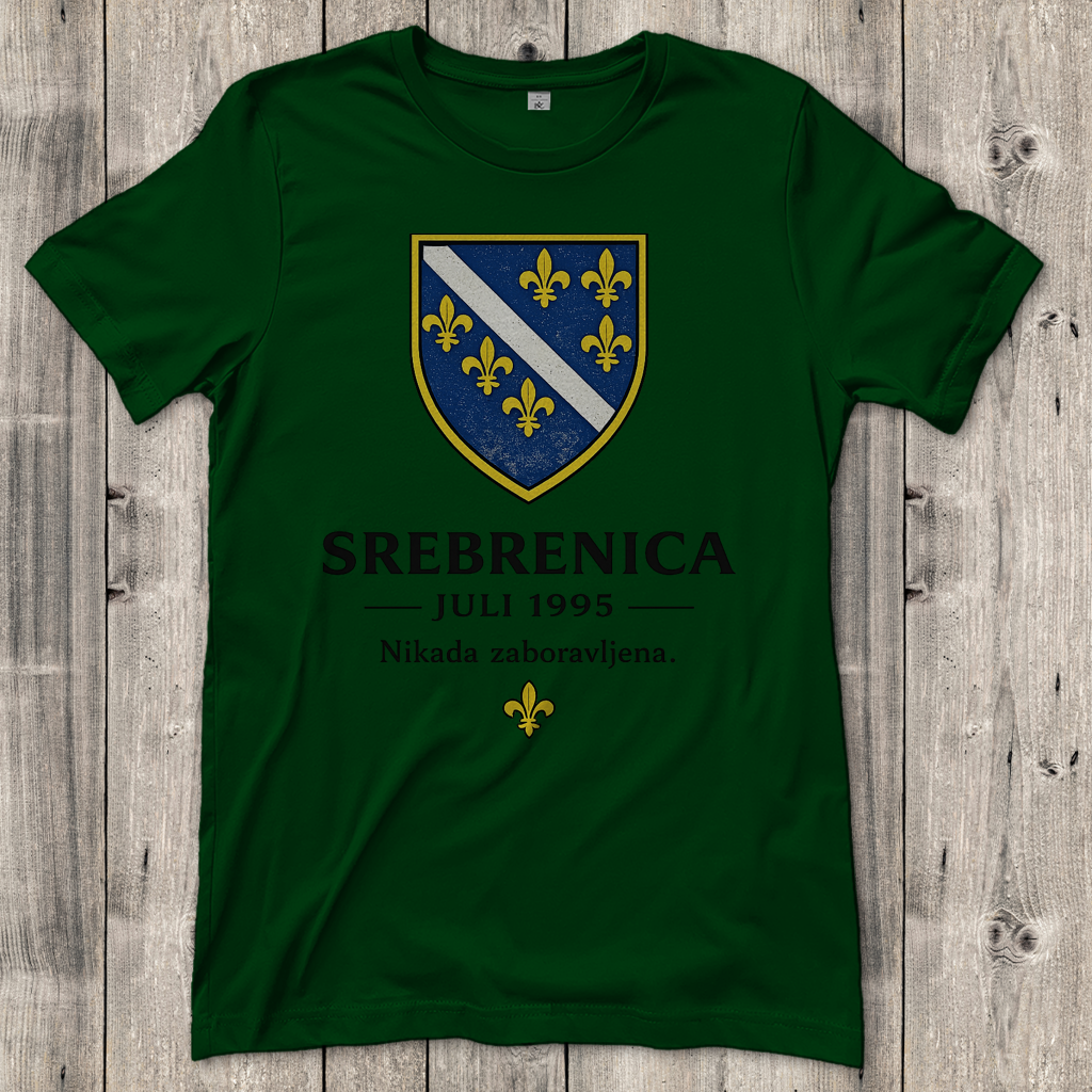 Ženska majica Srebrenica Nikad Zaboravljena