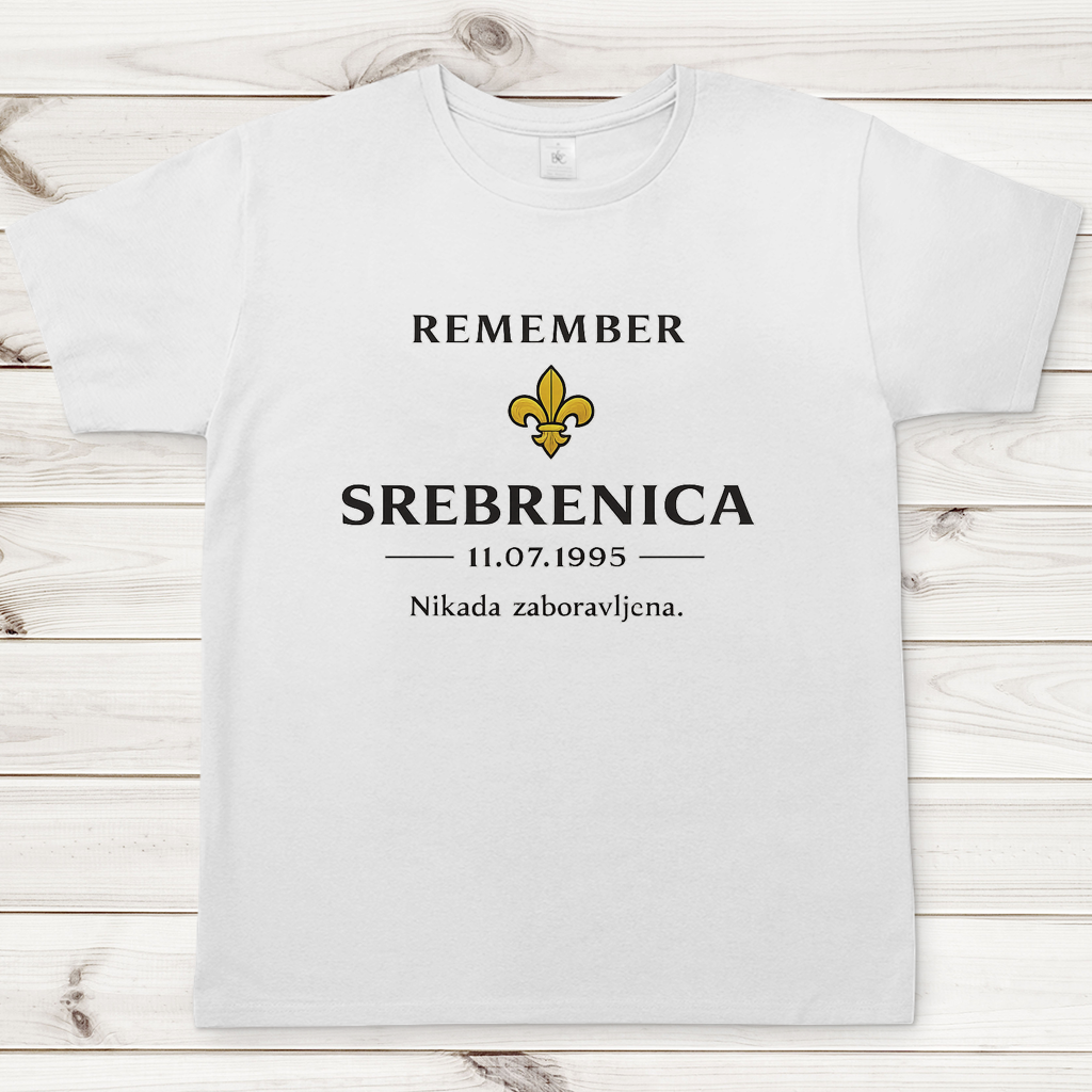 Muška majica Remember Srebrenica