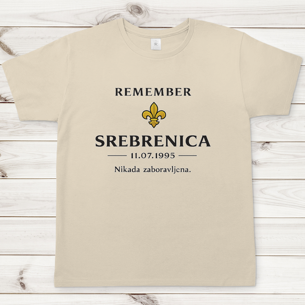 Muška majica Remember Srebrenica