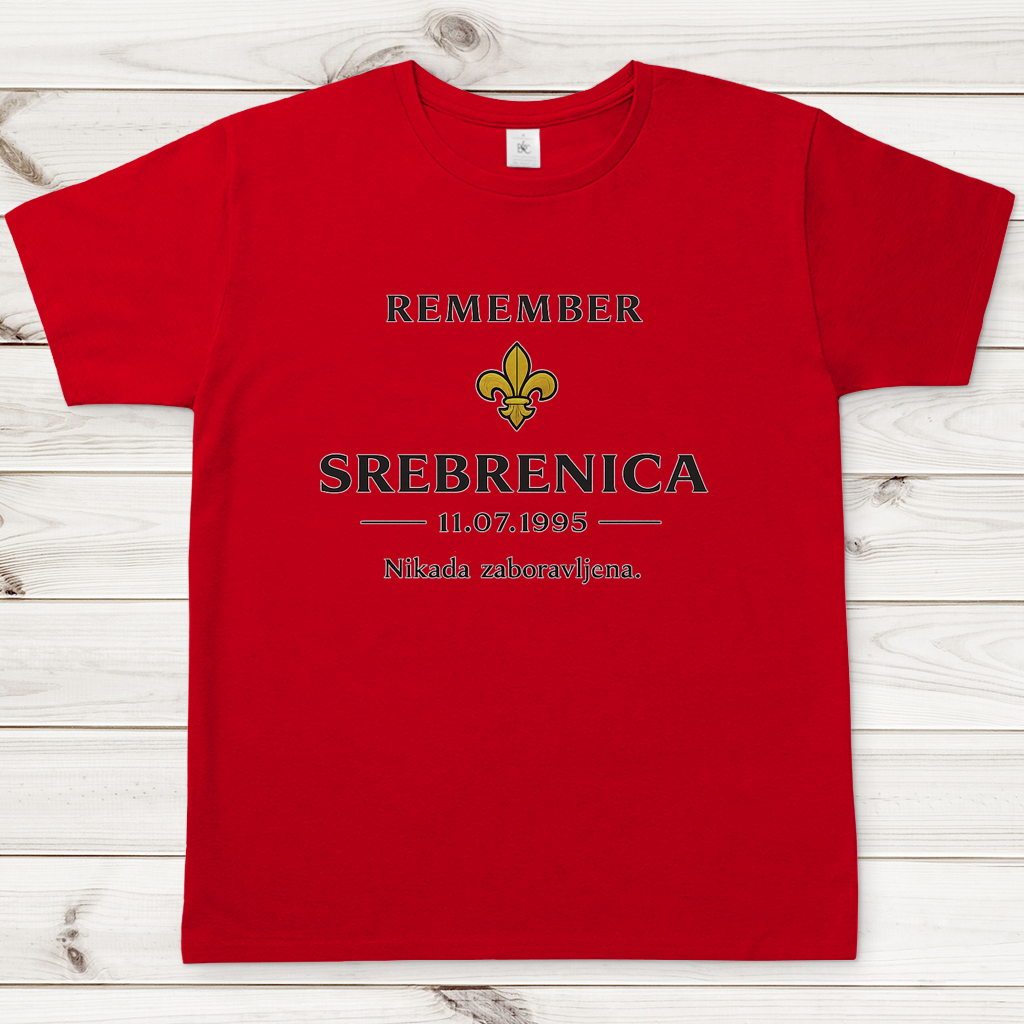 Muška majica Remember Srebrenica
