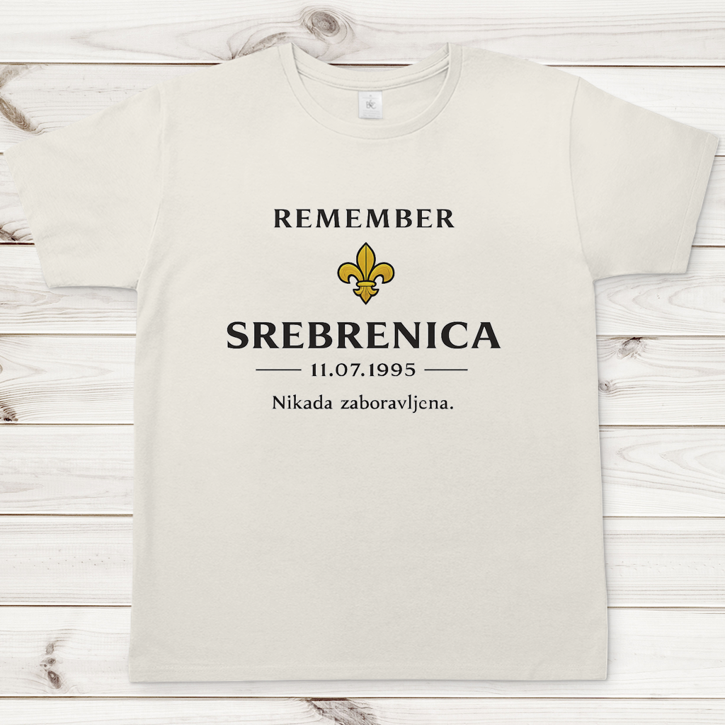 Muška majica Remember Srebrenica