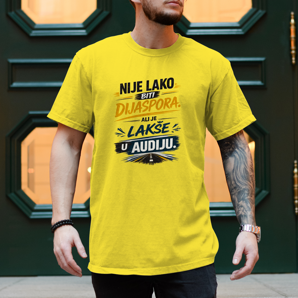 Herren T-Shirt Nije lako biti dijaspora