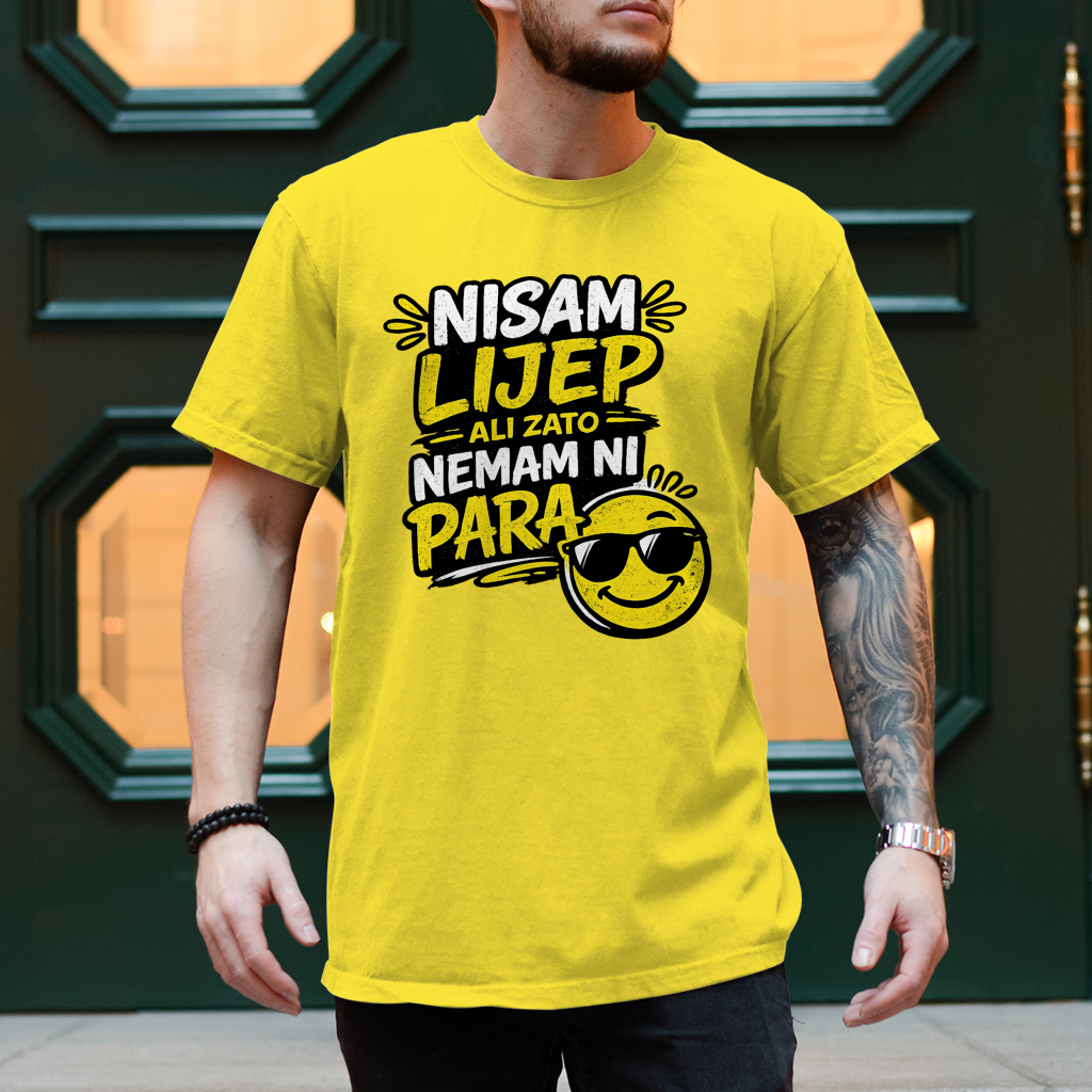 Herren T-Shirt Nisam lijep