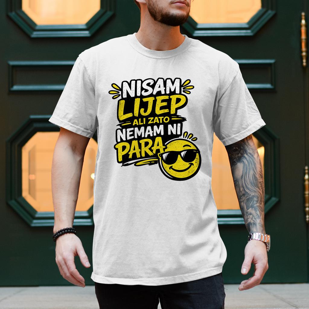 Herren T-Shirt Nisam lijep