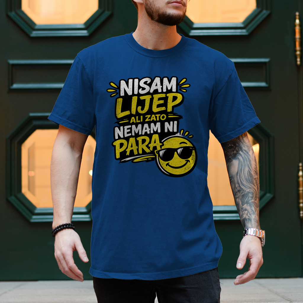 Herren T-Shirt Nisam lijep
