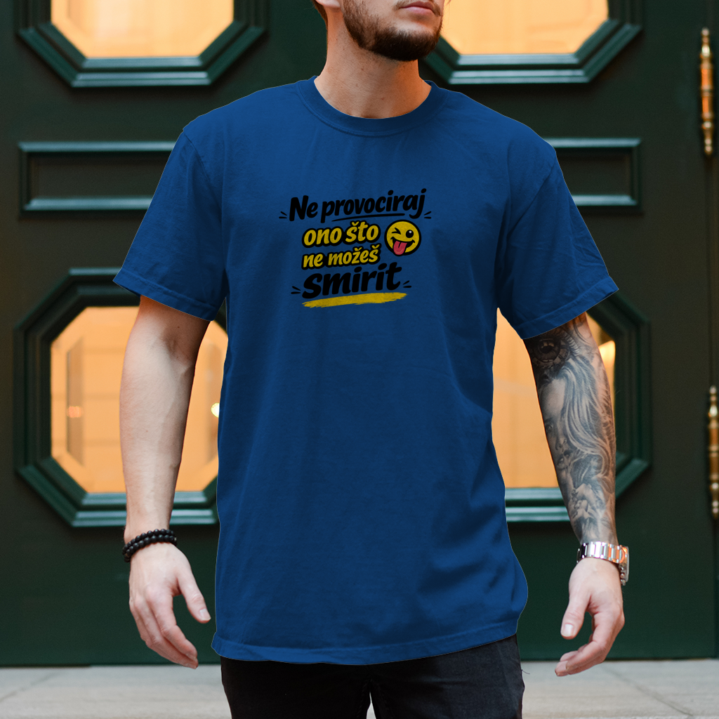 Herren T-Shirt Ne provociraj