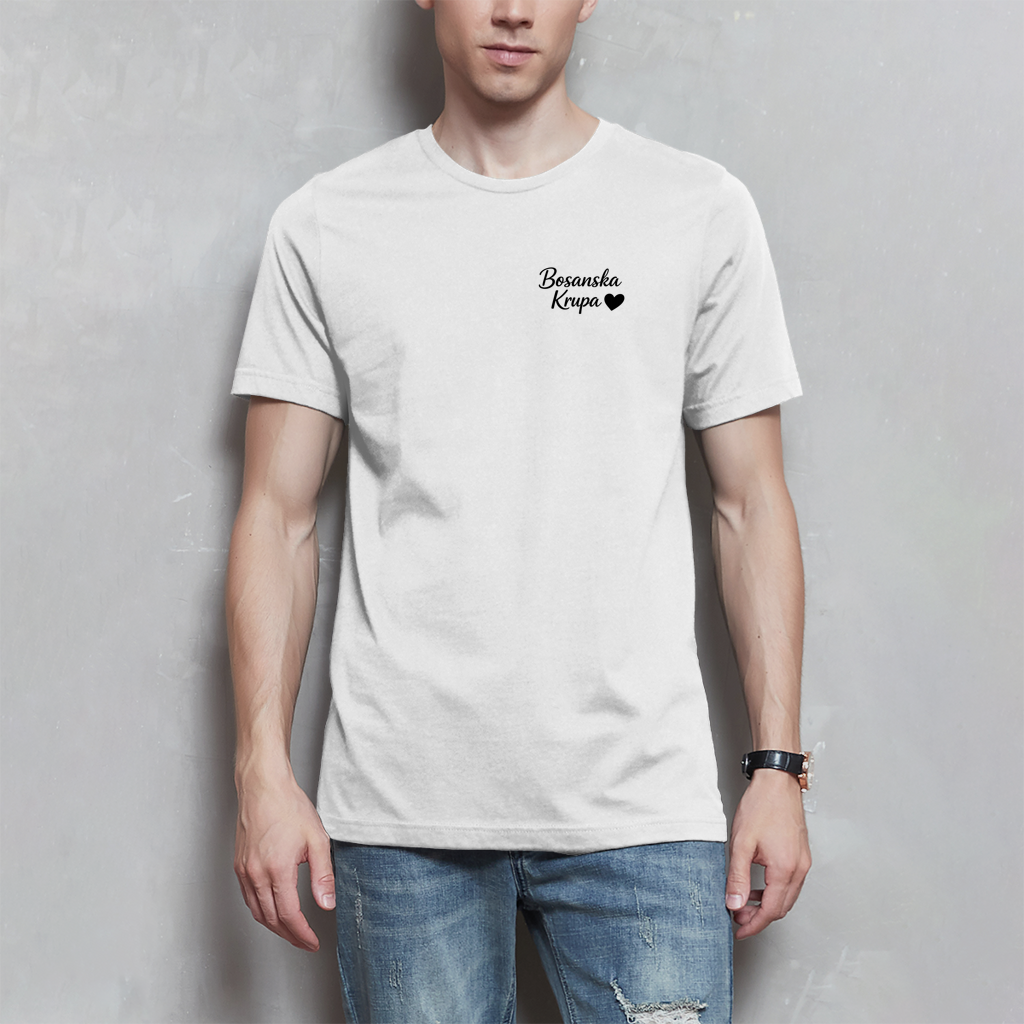 Herren T-Shirt Bosanska Krupa Herz