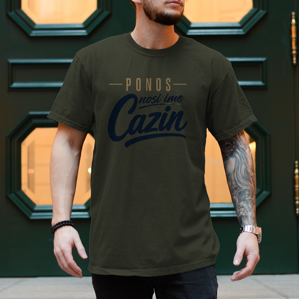 Herren T-Shirt Cazin ponos