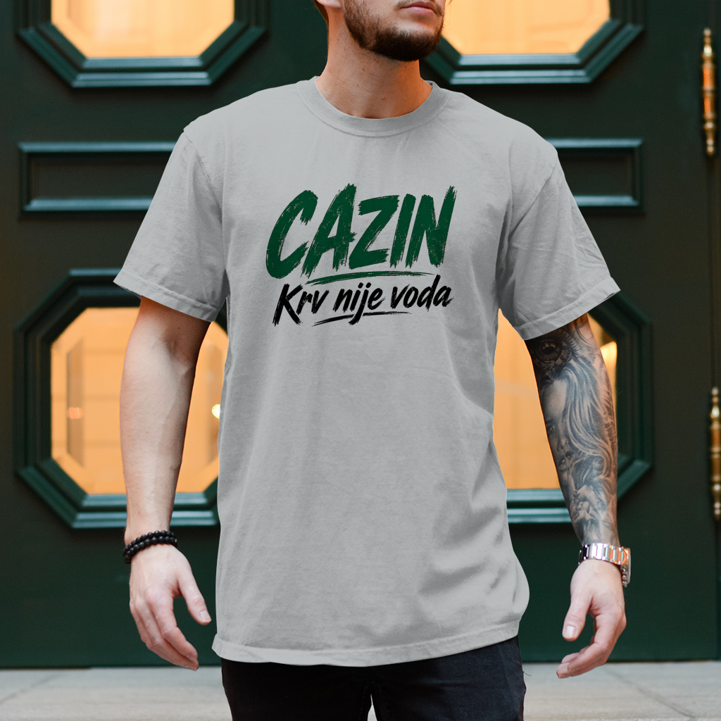 Herren T-Shirt Cazin krv nije voda