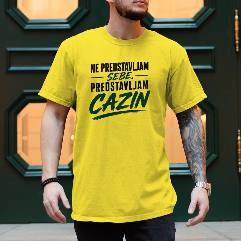 Herren T-Shirt Predstavljam Cazin