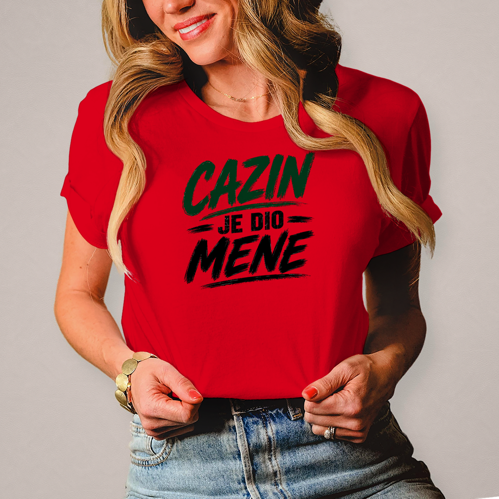 Damen T-Shirt Cazin je dio mene