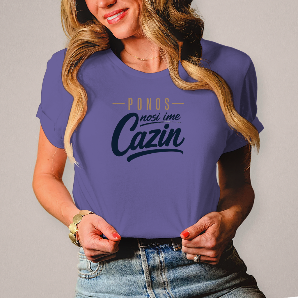 Damen T-Shirt Cazin ponos