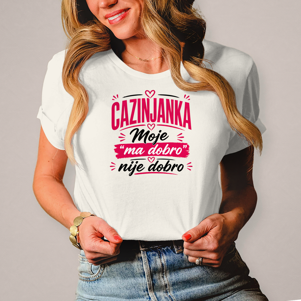 Damen T-Shirt Cazinjanka nije dobro
