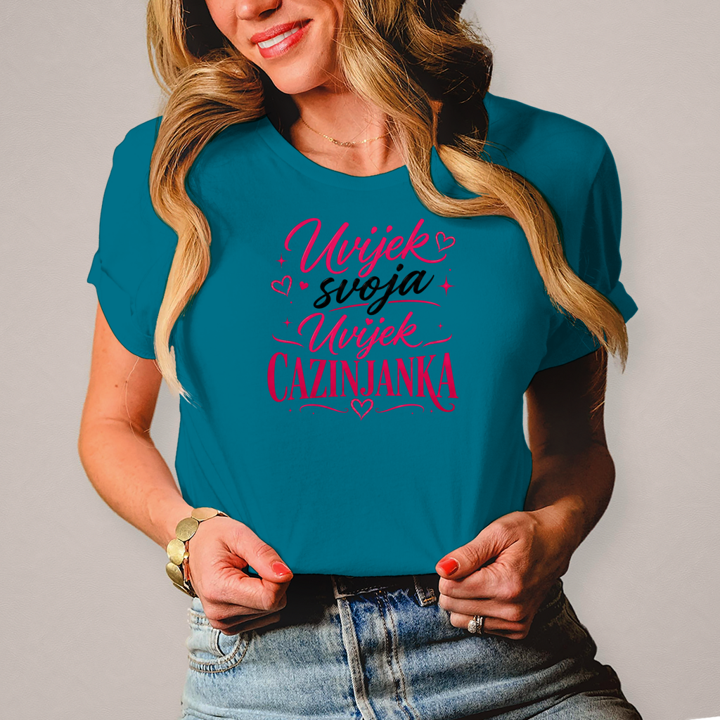 Damen T-Shirt Cazinjanka svoja