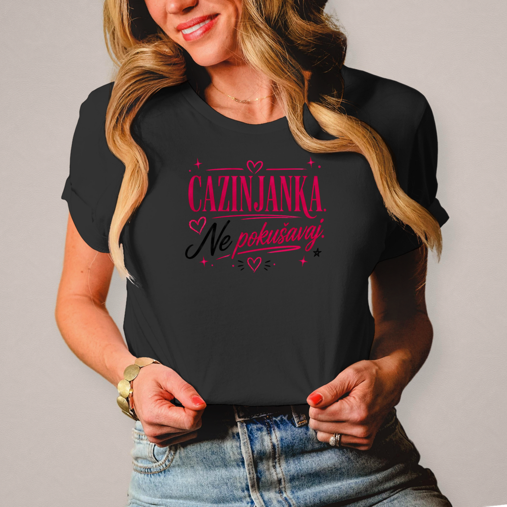 Damen T-Shirt Cazinjanka ne pokusavaj