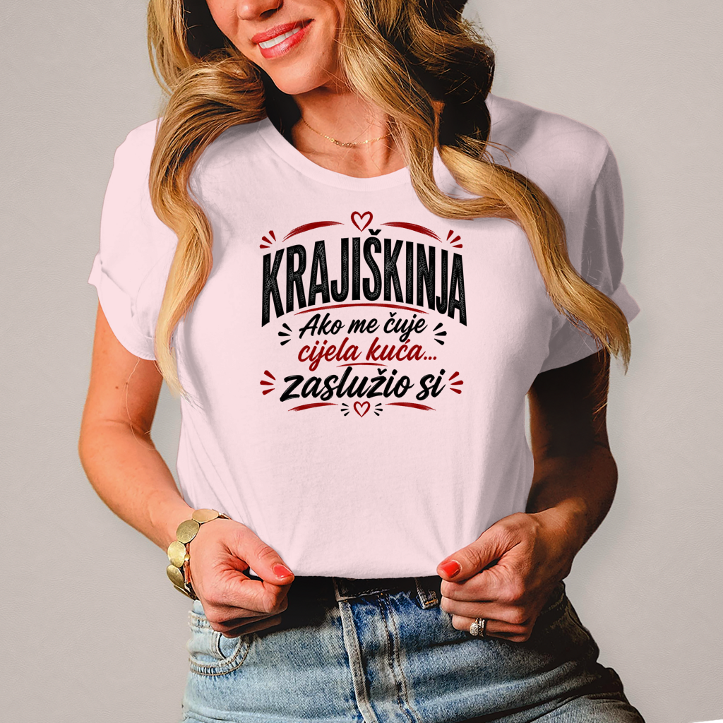 Damen T-Shirt Zasluzio si