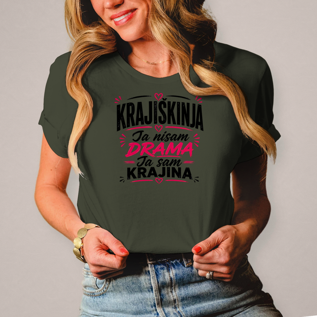 Damen T-Shirt Ja sam KRAJINA