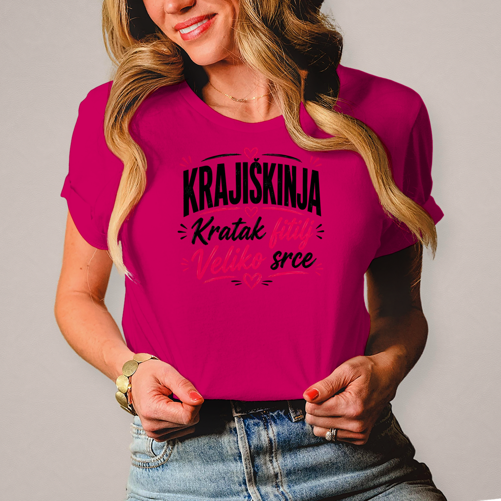Damen T-Shirt Veliko srce