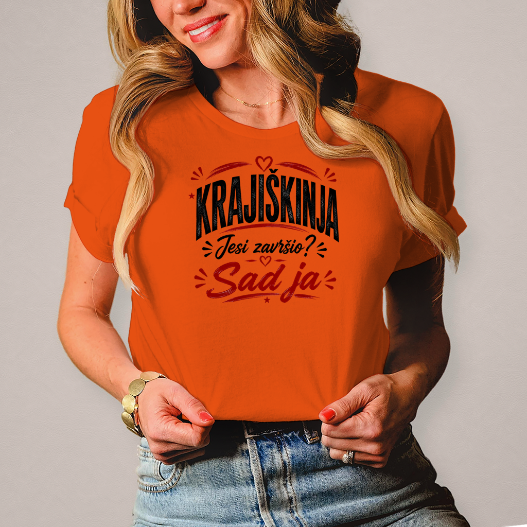 Damen T-Shirt Sad ja