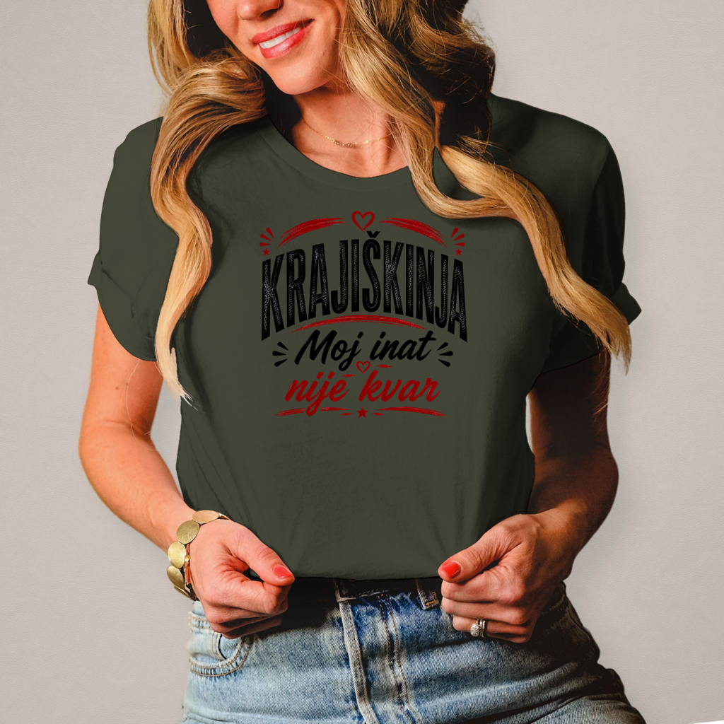 Damen T-Shirt Moj inat nije kvar