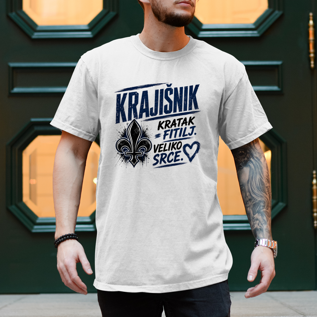 Muška majica sa kratkim fitiljem