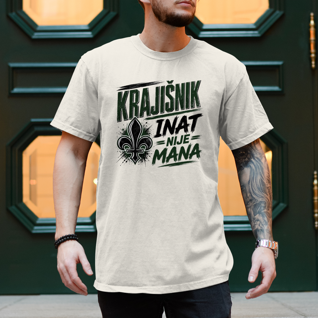 Muška majica Inat nije mana