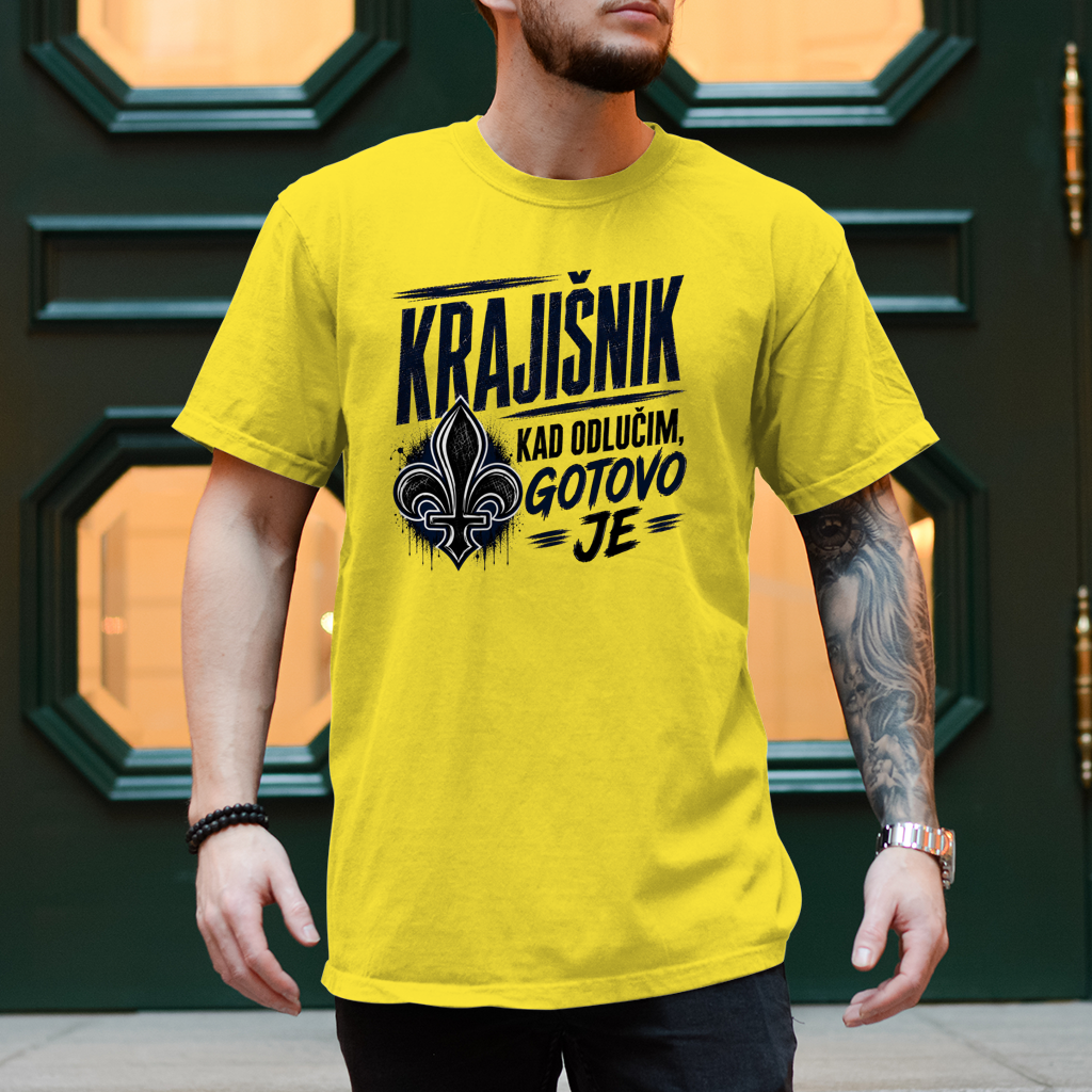 Herren T-Shirt Kad odlucim gotovo je