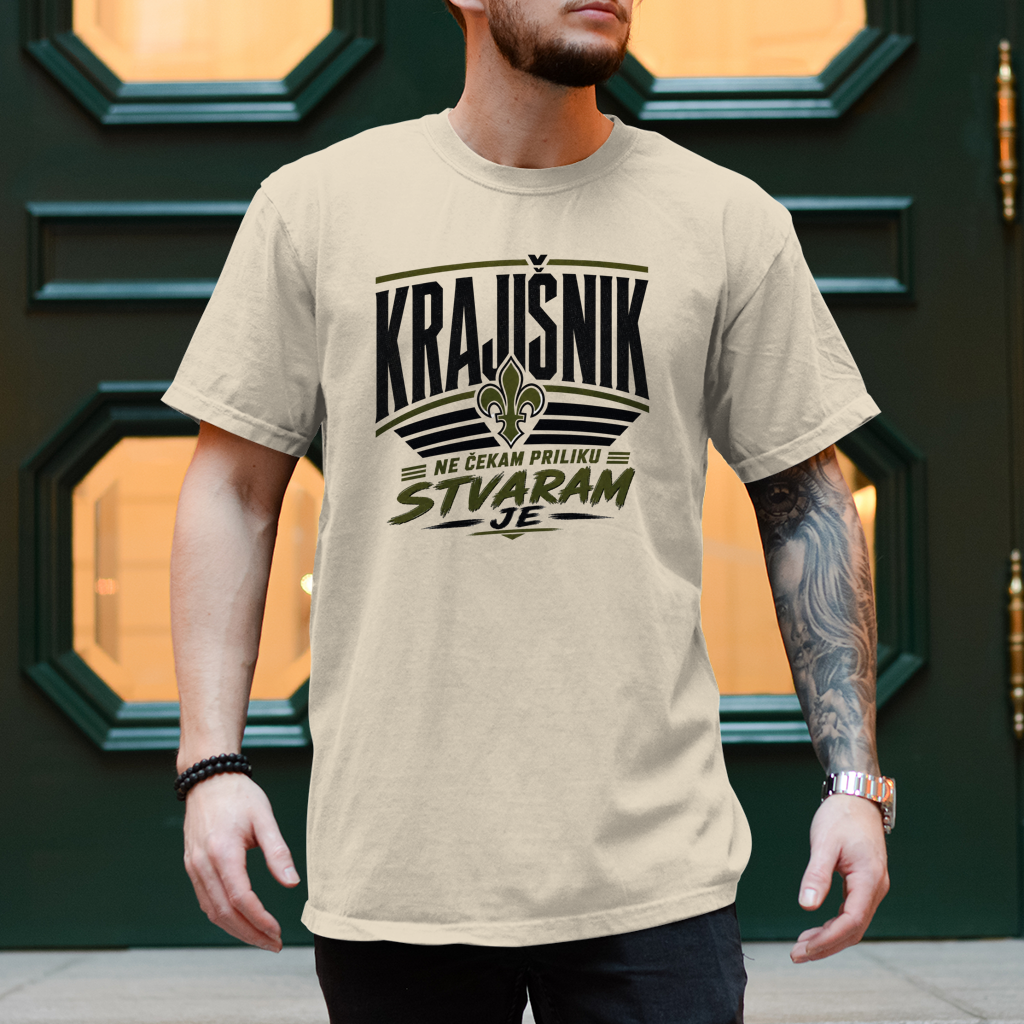 Herren T-Shirt Ne cekam priliku stvaram je