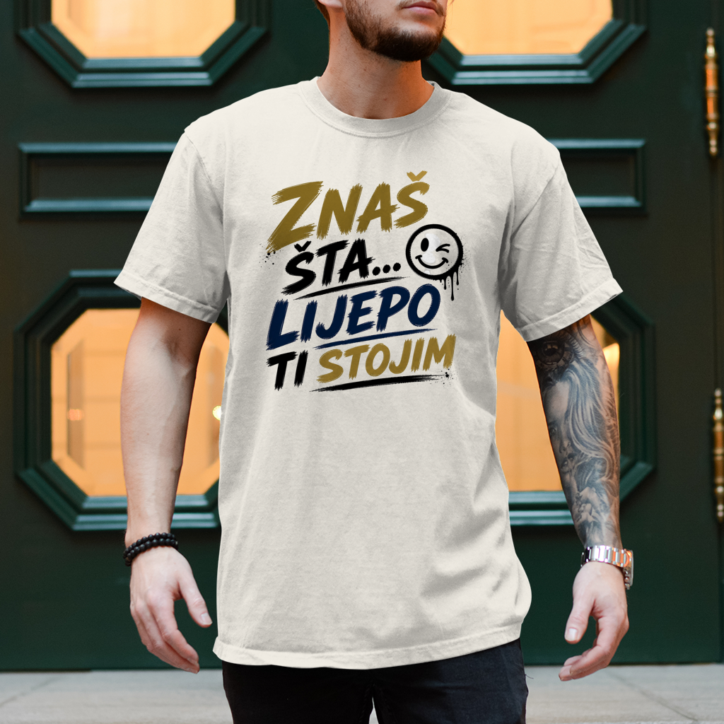 Herren T-Shirt Lijepo ti stojim