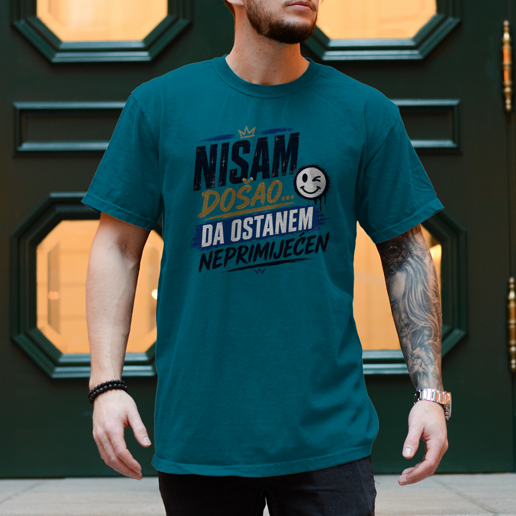 Herren T-Shirt Nisam dosao da ostanem neprimjecen