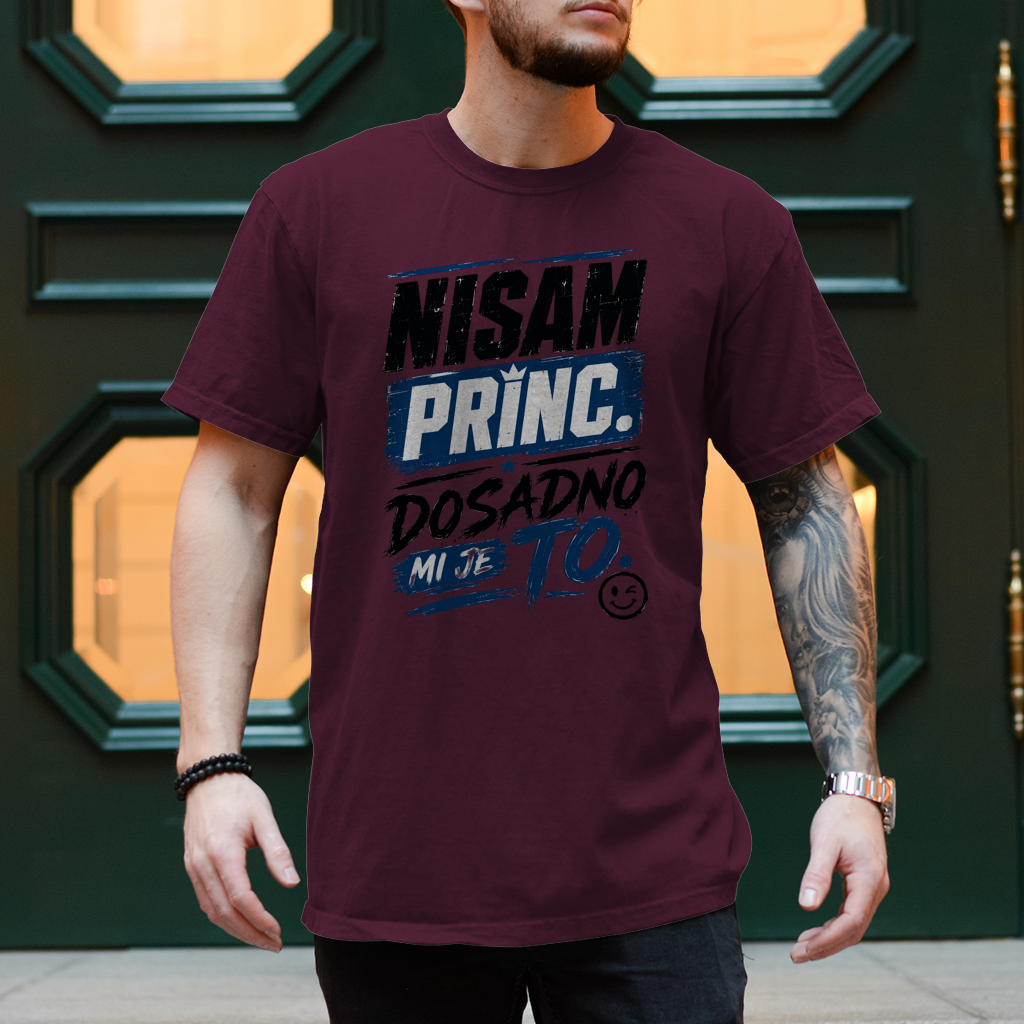 Herren T-Shirt Nisam princ