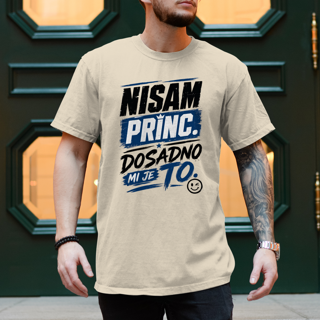 Herren T-Shirt Nisam princ