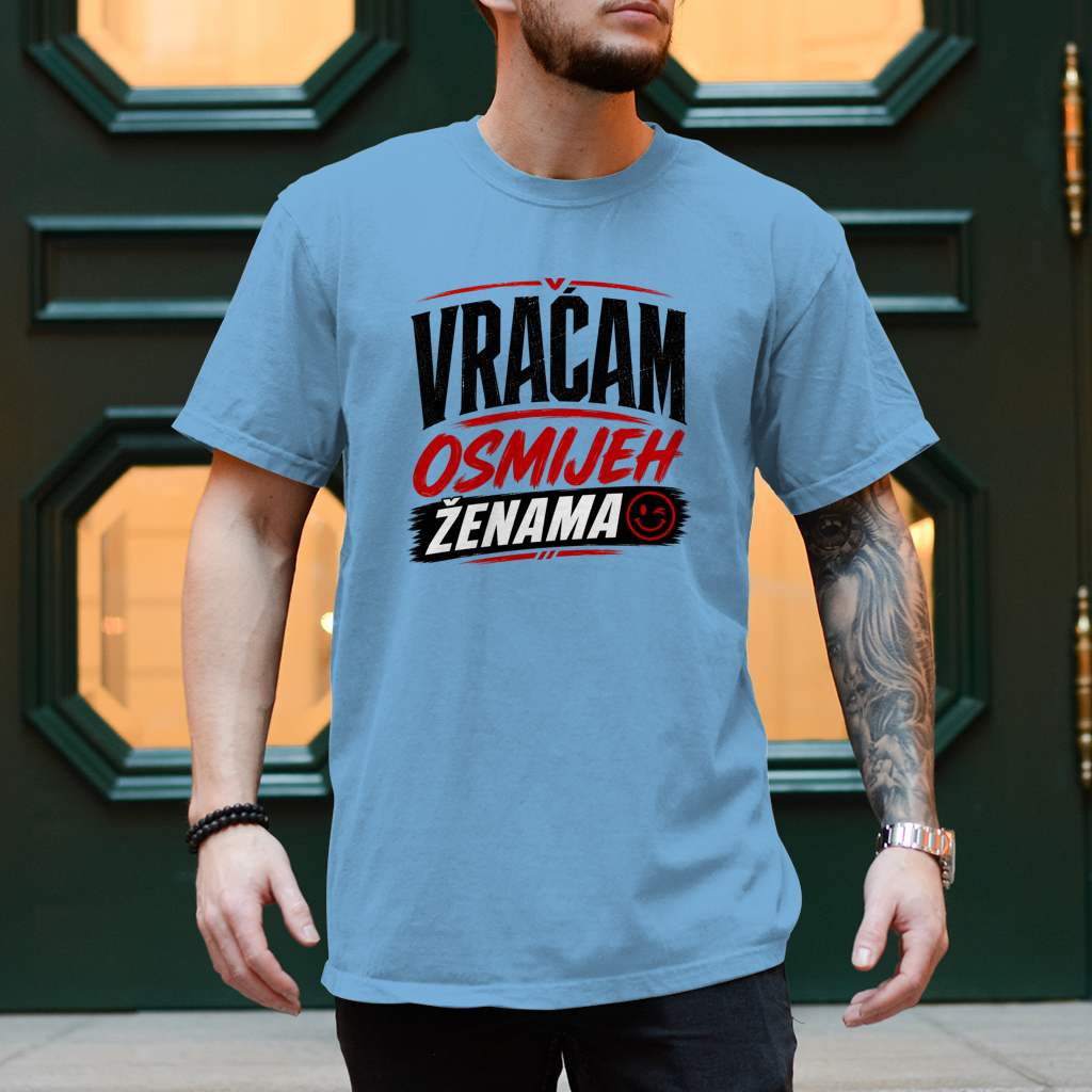 Herren T-Shirt Vracam osmijeh