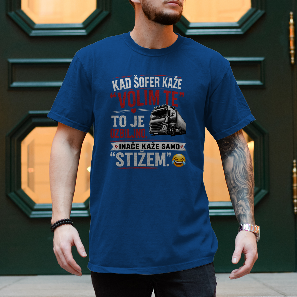 Muška majica Volim te