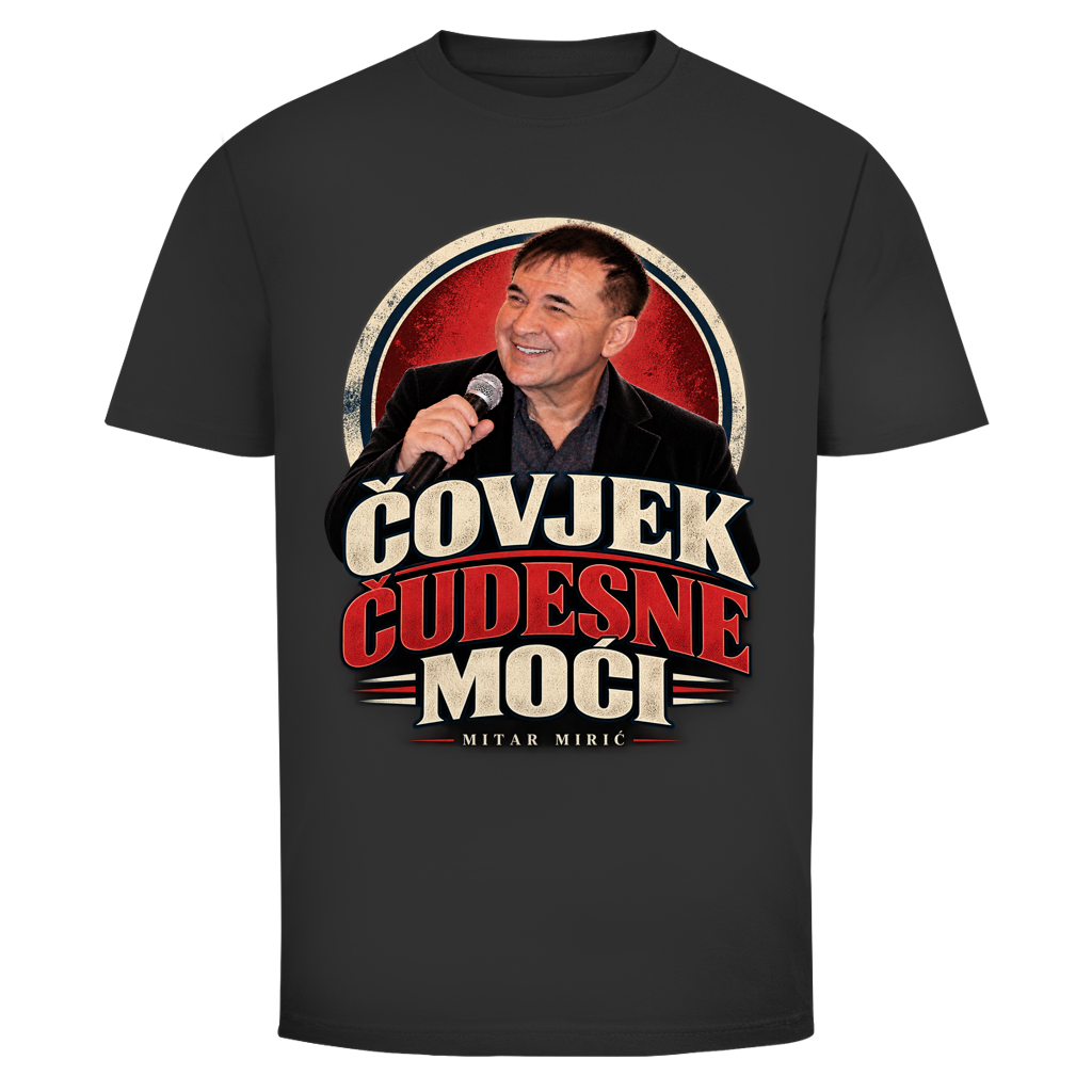 Muška majica Mitar Mirić Čovjek čudesne moći