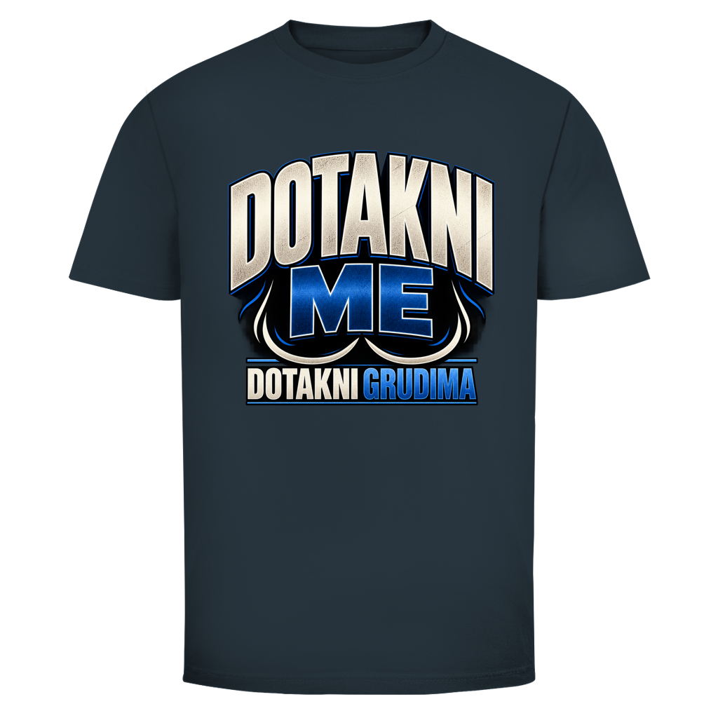 Muška majica Mitar Mirić „Dotakni me“ - plavi dizajn