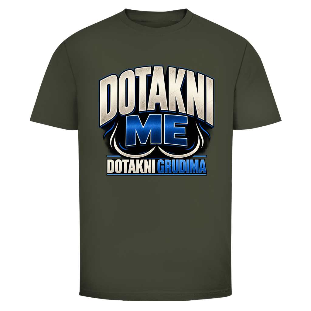 Muška majica Mitar Mirić „Dotakni me“ - plavi dizajn