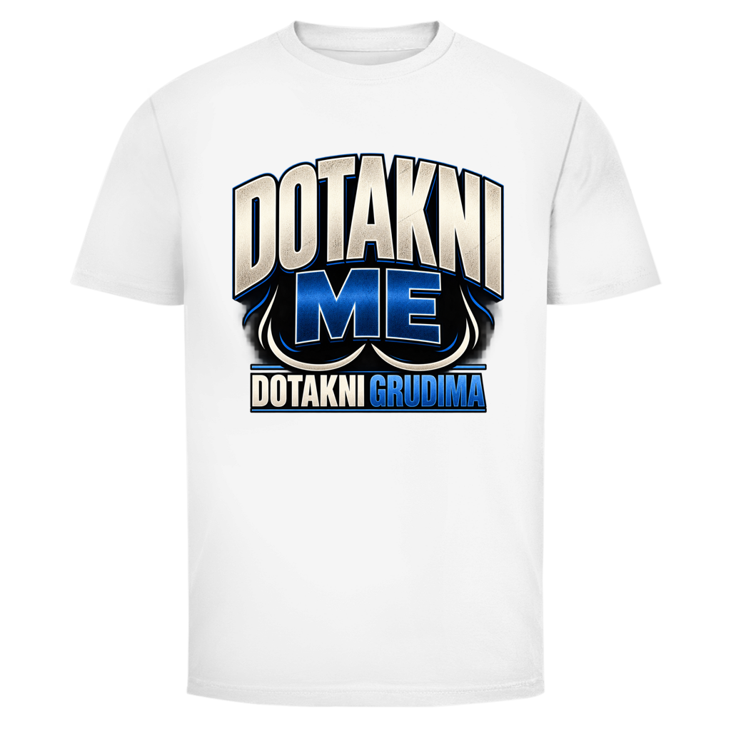Muška majica Mitar Mirić „Dotakni me“ - plavi dizajn