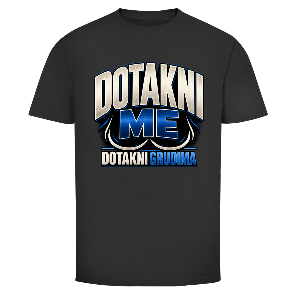 Muška majica Mitar Mirić „Dotakni me“ - plavi dizajn