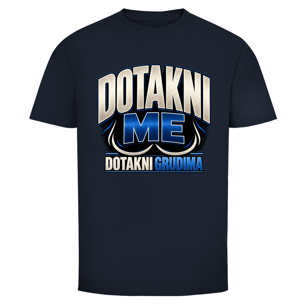 Muška majica Mitar Mirić „Dotakni me“ - plavi dizajn