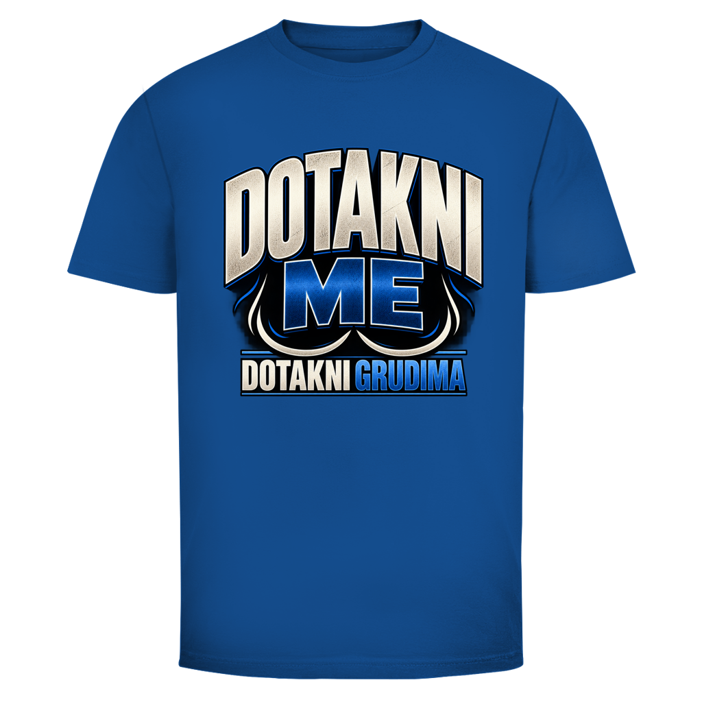 Muška majica Mitar Mirić „Dotakni me“ - plavi dizajn