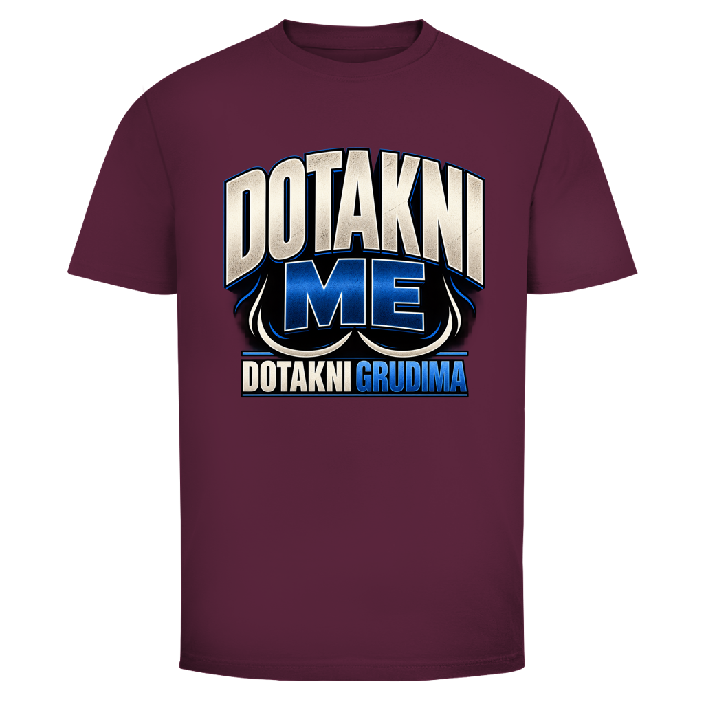 Muška majica Mitar Mirić „Dotakni me“ - plavi dizajn