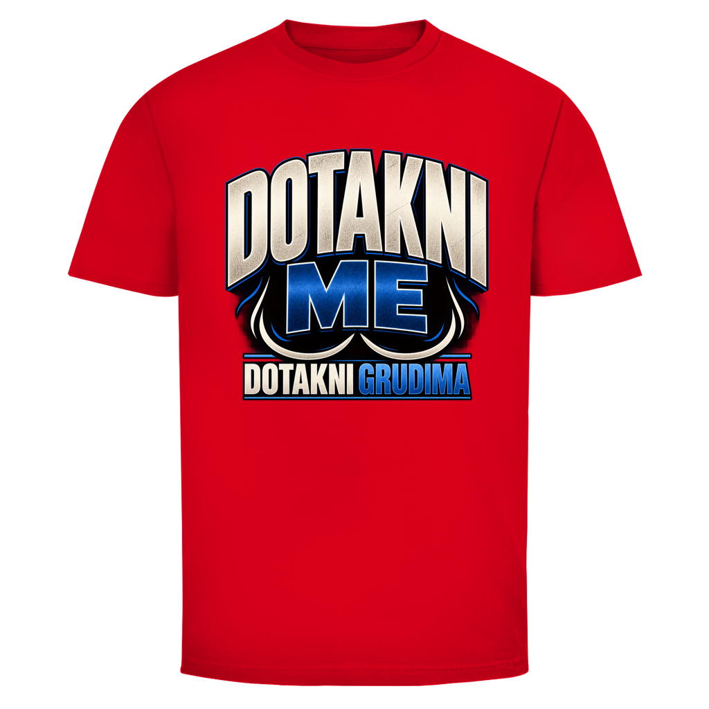 Muška majica Mitar Mirić „Dotakni me“ - plavi dizajn