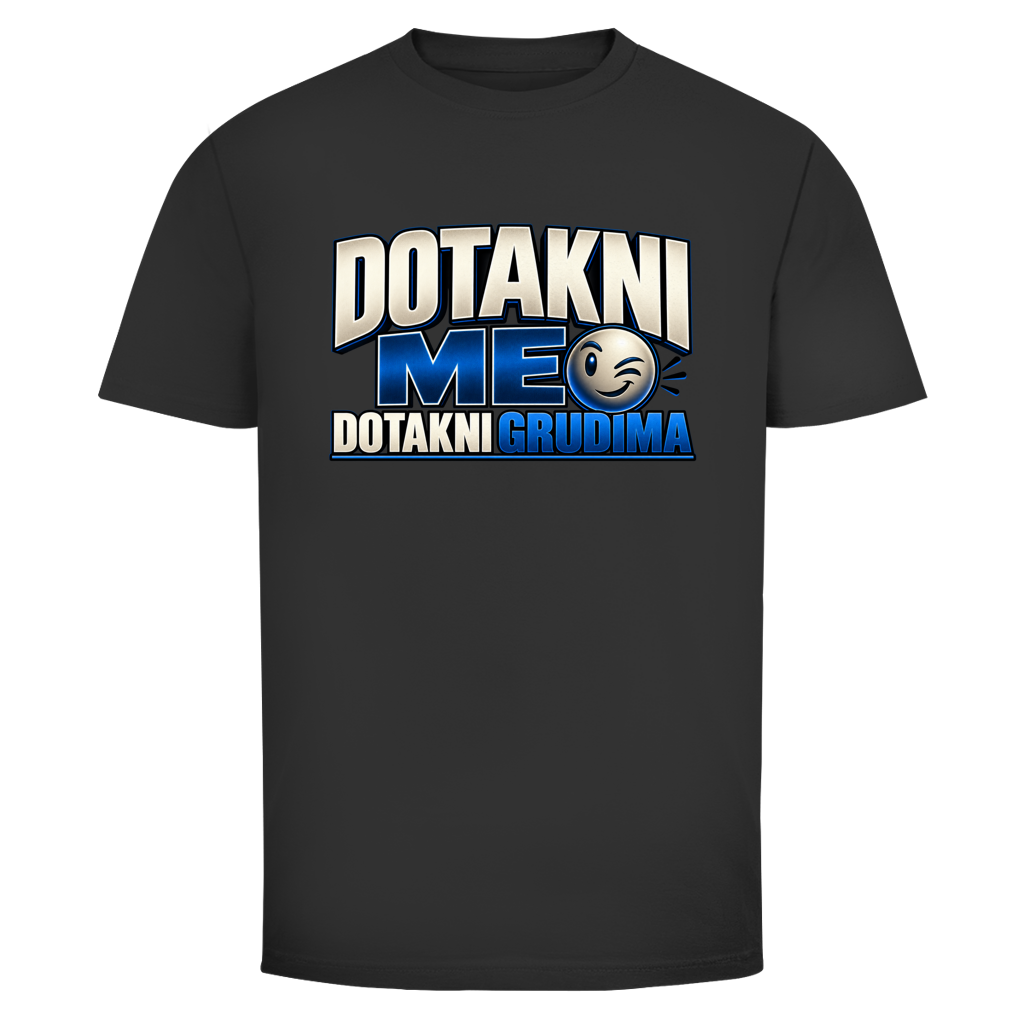 Muška majica Mitar Mirić „Dotakni me“ | Balkan Kult majica plava