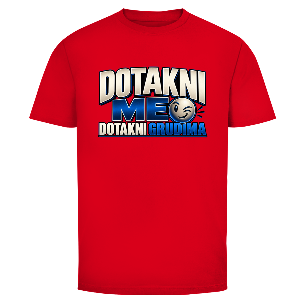 Muška majica Mitar Mirić „Dotakni me“ | Balkan Kult majica plava