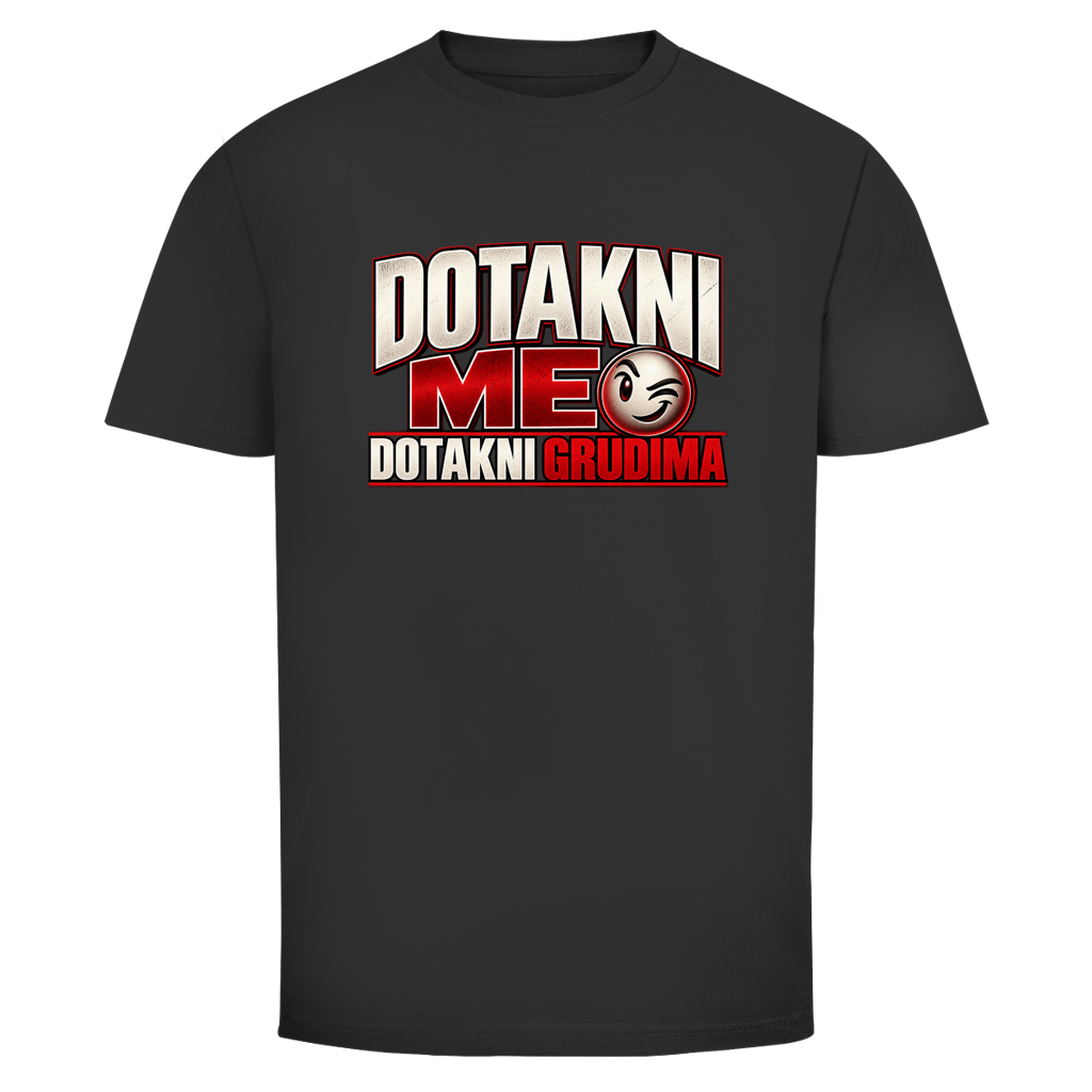 Muška majica Mitar Mirić „Dotakni me“ | Balkan Kult majica crvena