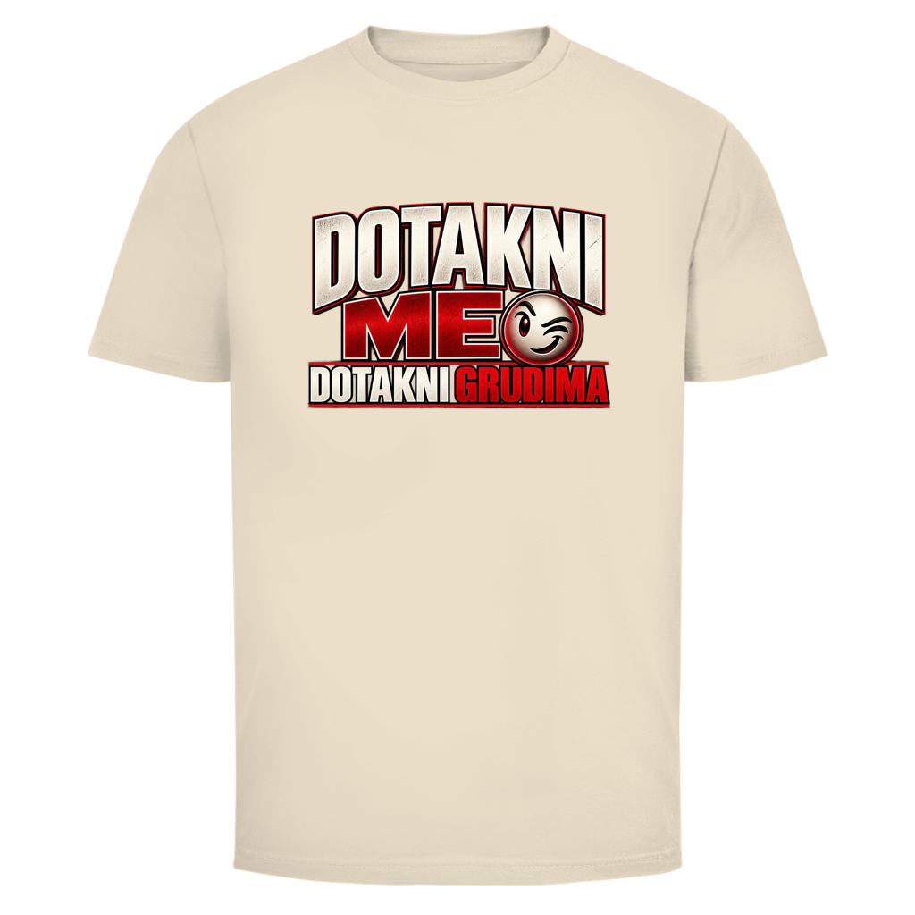 Muška majica Mitar Mirić „Dotakni me“ | Balkan Kult majica crvena