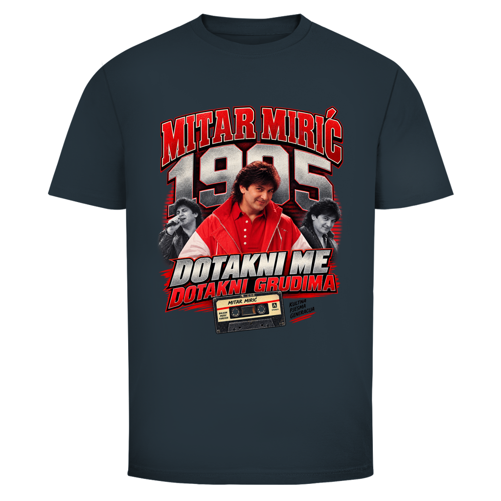 Muška majica Mitar Mirić „Dotakni me“ 1995 | Balkan Kult majica crvena