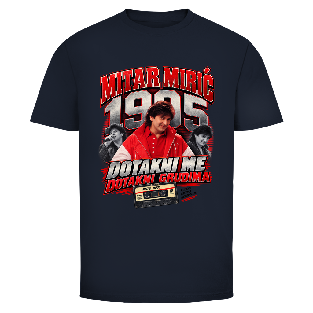 Muška majica Mitar Mirić „Dotakni me“ 1995 | Balkan Kult majica crvena