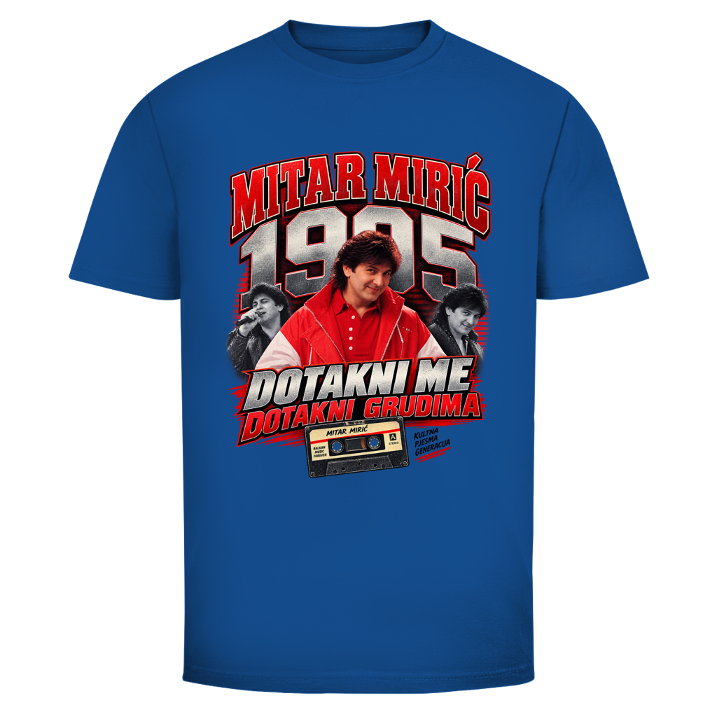 Muška majica Mitar Mirić „Dotakni me“ 1995 | Balkan Kult majica crvena